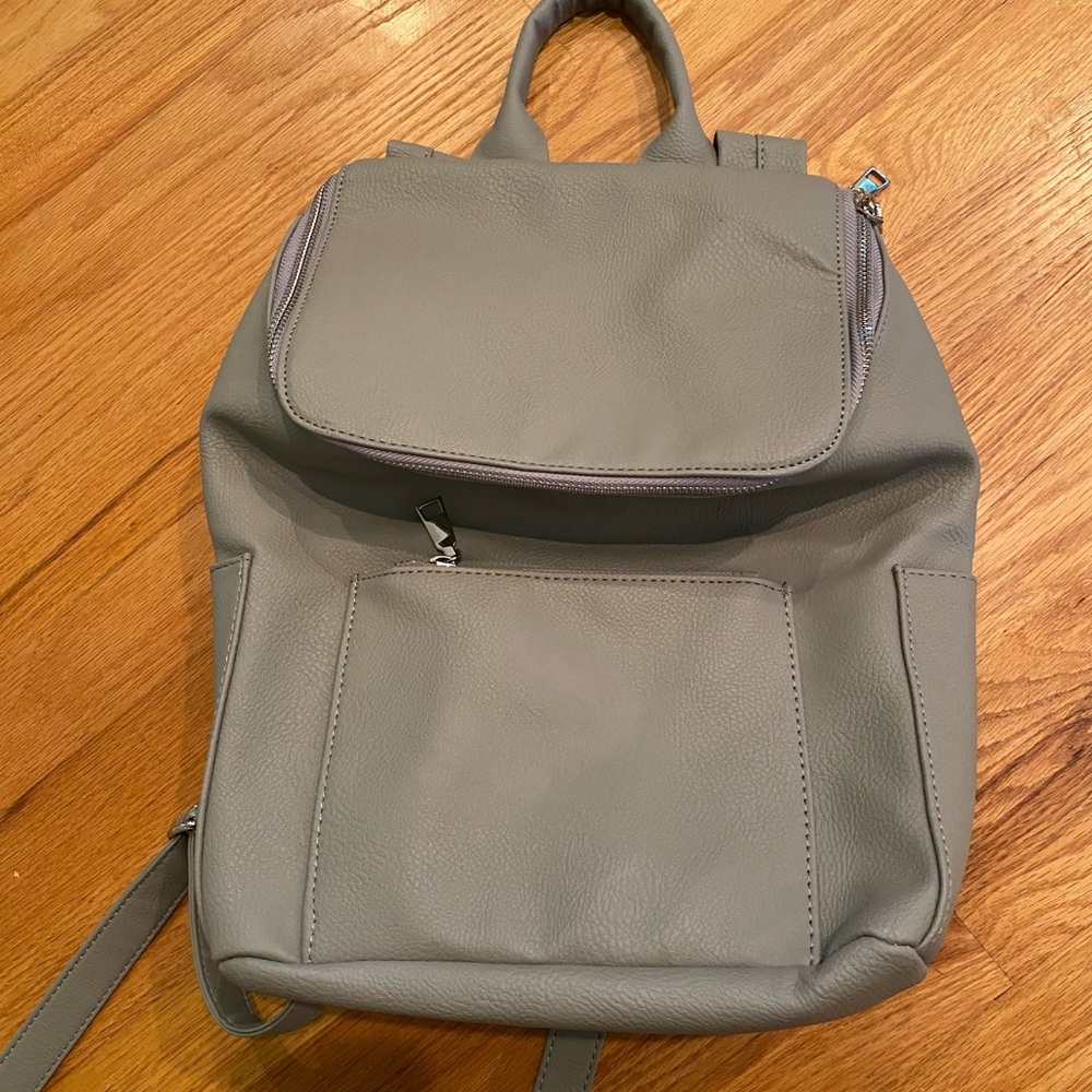 Grey backpack